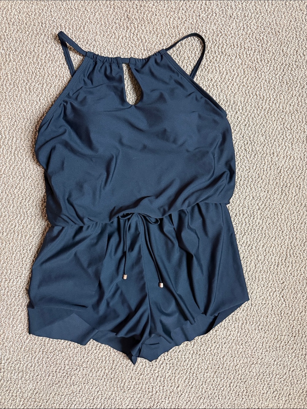 Time and Tru Black one piece swimsuit. New! Without tags